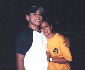 Us at the 1st Baylor football game of 2001